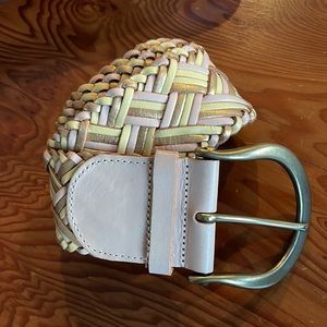 Beautiful Handmade Linea Pelle Belt Size M